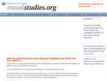 Tablet Screenshot of moodstudies.org